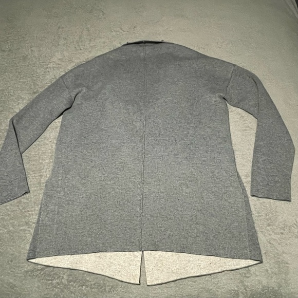 Catherine Malandrino one button cardi soft heavy wool blend size large grey - Picture 7 of 8